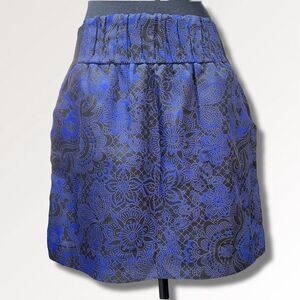 Banana Republic Purple Paisley Mini Skirt Women’s Size 8